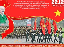 QUÂN ĐỘI NHÂN DÂN VIỆT NAM – BẢN HÙNG CA 81 NĂM XÂY DỰNG, CHIẾN ĐẤU VÀ TRƯỞNG THÀNH