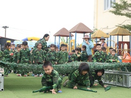 Trường Mầm non Mê Linh tổ chức ngày hội trải nghiệm 