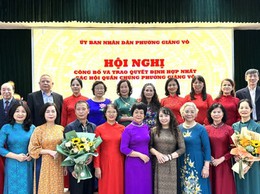 Phường Giảng Võ hợp nhất tổ chức 7 hội quần chúng trên địa bàn