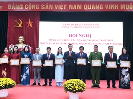 Đảng ủy phường Phú Lương tổng kết công tác năm 2025, triển khai nhiệm vụ năm 2026