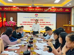 Xã Vĩnh Thanh hướng dẫn giới thiệu người ứng cử đại biểu HĐND xã nhiệm kỳ 2026 – 2031