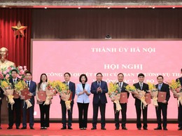 Công bố các quyết định của Ban Thường vụ Thành ủy Hà Nội về công tác cán bộ