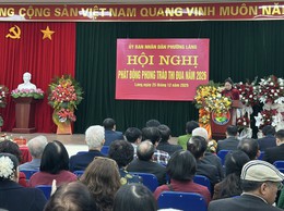 PHƯỜNG LÁNG TỔ CHỨC HỘI NGHỊ PHÁT ĐỘNG PHONG TRÀO THI ĐUA YÊU NƯỚC NĂM 2026 