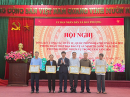 Tổng kết công tác quốc phòng an ninh năm 2025, triển khai nhiệm vụ năm 2026.