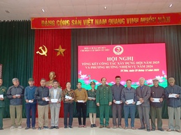 Chi hội Cựu chiến binh (CCB) thôn Tế Tiêu, xã Mỹ Đức đã tổ chức Hội nghị tổng kết công tác Hội năm 2025, triển khai phương hướng, nhiệm vụ năm 2026