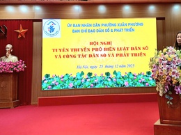 ỦY BAN NHÂN DÂN PHƯỜNG XUÂN PHƯƠNG TỔ CHỨC HỘI NGHỊ TUYÊN TRUYỀN PHỔ BIẾN LUẬT DÂN SỐ & CÔNG TÁC DÂN 
SỐ, NHÂN KỶ NIỆM NGÀY DÂN SỐ VIỆT NAM 26/12.
