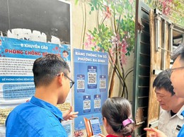 Phường Ba Đình: Đồng loạt triển khai 60 “Bảng tin số”