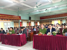 Công an xã Bất Bạt tổ chức Hội nghị tổng kết công tác công an năm 2025, triển khai chương trình công tác năm 2026