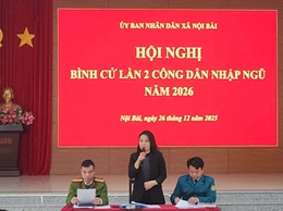 Xã Nội Bài chốt quân số 60 công dân làm hồ sơ nghĩa vụ quân sự, 14 công dân làm hồ sơ nghĩa vụ công an