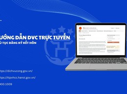 Thủ tục Đăng ký kết hôn trên dịch vụ công Quốc gia