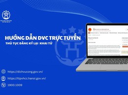 Thủ tục Đăng ký lại khai tử trên cổng dịch vụ công Quốc gia