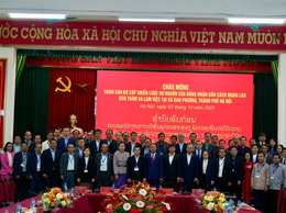 Đoàn cán bộ cấp chiến lược dự nguồn của Đảng Nhân dân cách mạng Lào thăm và làm việc tại xã Đan Phượng