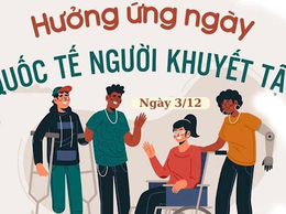 TUYÊN TRUYỀN KỶ NIỆM 33 NĂM NGÀY QUỐC TẾ NGƯỜI KHUYẾT TẬT