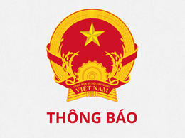 Thông báo Về việc treo cờ Tổ quốc