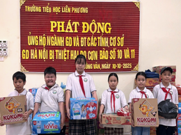 Lan tỏa tinh thần tương thân tương ái ở trường Tiểu học Liên Phương, xã Hồng Vân, thành phố Hà Nội
