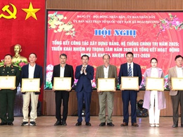 Xã Đoài Phương: Trên 100 tập thể, cá nhân được khen thưởng