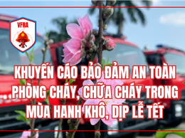 TUYÊN TRUYỀN KHUYẾN CÁO AN TOÀN PCCC VÀ CNCH DỊP NGHỈ LỄ TẾT DƯƠNG LỊCH NĂM 2026