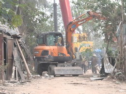 Xã Ngọc Hồi thực hiện giải tỏa và biện pháp khắc phục hậu quả đối với các trường hợp vi phạm