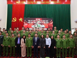 CÔNG AN XÃ HOÀ LẠC TỔ CHỨC HỘI NGHỊ TỔNG KẾT CÔNG TÁC NĂM 2025 VÀ TRIỂN KHAI CHƯƠNG TRÌNH CÔNG TÁC NĂM 2026