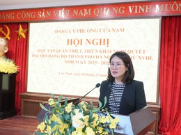 ĐẢNG BỘ PHƯỜNG CỬA NAM TỔ CHỨC HỌC TẬP, QUÁN TRIỆT, TRIỂN KHAI NGHỊ QUYẾT ĐẠI HỘI ĐẢNG BỘ THÀNH PHỐ HÀ NỘI LẦN THỨ XVIII, NHIỆM KỲ 2025 -2030
