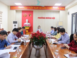 Họp phiên thứ nhất Ban Chỉ đạo và Uỷ ban bầu cử phường Dương Nội