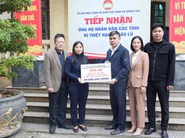 UB MTTQ xã tiếp tục đón nhận những “tấm lòng vàng” của người dân Dương Hoà ủng hộ đồng bào miền Trung, Tây Nguyên khắc phục hậu quả do bão lũ 