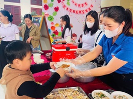 Trường mầm non Tản Viên tổ chức chương trình 