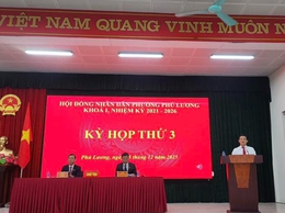 HĐND phường Phú Lương khóa I tổ chức kỳ họp thứ 3, nhiệm kỳ 2021 - 2026