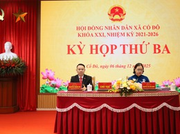 HĐND xã Cổ Đô khóa XXI tổ chức Kỳ họp thứ Ba – Kỳ họp cuối năm 2025