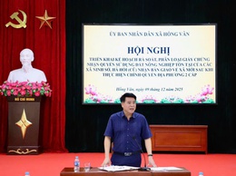 Xã Hồng Vân: Rà soát, phân loại giấy chứng nhận quyền sử dụng đất nông nghiệp tồn tại của các xã Hà Hồi, Ninh Sở (cũ) nhận bàn giao về xã mới sau khi thực hiện mô hình chính quyền địa phương 2 cấp