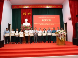 15 tập thể và 25 cá nhân nhận giấy khen công tác quân sự, quốc phòng năm 2025