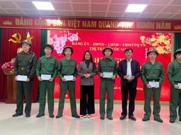 Thanh niên thị trấn Quốc Oai sẵn sàng cho ngày hội tòng quân năm 2025