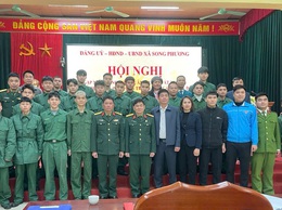 ĐẢNG UỶ-HĐND-UBND-UB MTTQ XÃ SONG PHƯƠNG GẶP MẶT ĐỘNG VIÊN CÁC QUÂN NHÂN XUẤT NGŨ VÀ GIAO NHIỆM VỤ CHO CÁC QUÂN NHÂN NHẬP NGŨ NĂM 2025.