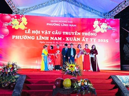 phường Lĩnh Nam tổ chức Chương trình văn nghệ mừng Đảng, mừng xuân Ất Tỵ 2025.