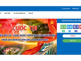 TÍCH CỰC THAM GIA VÒNG THI TRỰC TUYẾN CUỘC THI “CHUYỂN ĐỔI SỐ - VỮNG BƯỚC TIẾN VÀO KỶ NGUYÊN MỚI” TRÊN ĐỊA BÀN HUYỆN ỨNG HÒA NĂM 2025