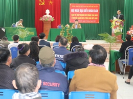 Tiểu khu Mỹ Lâm tổ chức hội nghị đại biểu Nhân dân bàn việc xây đựng đời sống văn hóa ở cơ sở năm 2025