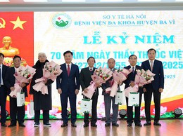 Bệnh viện đa khoa Ba Vì tổ chức Lễ kỷ niệm 70 năm Ngày Thầy thuốc Việt Nam