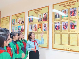 Đội viên, Nhi đồng thực hiện học tập theo 5 Điều Bác Hồ dạy