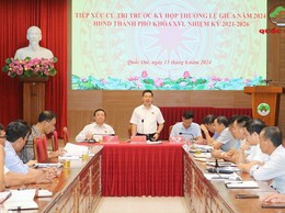 Đại biểu HĐND Thành phố tiếp xúc cử tri huyện Quốc Oai trước kỳ họp thường lệ giữa năm 2024