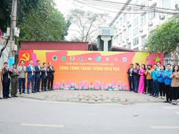 Khối Dân vận phường Hoàng Liệt khánh thành công trình 