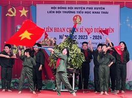 Liên đội trường Tiểu học Khai Thái – Thực hiện tốt 5 điều Bác dạy