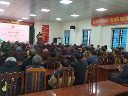 Hội CCB Thị trấn Quốc Oai: Hội nghị sinh hoạt chính trị, thông tin thời sự đợt 1 năm 2025