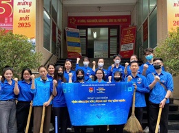 Đoàn Thanh niên Cộng sản Hồ Chí Minh phường Tương Mai tổ chức ra quân ngày cao điểm “Tình nguyện chung tay xây dựng văn minh đô thị”