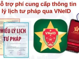 UBND thành phố Hà Nội tiếp tục thực hiện hỗ trợ 100% mức phí cung cấp thông tin lý lịch tư pháp trên ứng dụng VneID đến hết ngày 30/6/2025