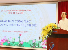 Hà Nội: Giao ban công tác khám và điều trị bệnh sởi
