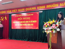 Phường Tương Mai có tân Phó bí thư Đảng ủy phường nhiệm kỳ 2020-2025, Chủ tịch UBND phường

