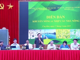 Diễn đàn khuyến nông @Nhịp cầu nhà nông huyện Ứng Hoà năm 2025.