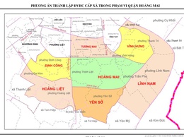 Phương án sắp xếp đơn vị hành chính cấp xã của quận Hoàng Mai