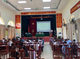 HĐND xã Hoa Viên khoá I, nhiệm kỳ 2021-2026 tổ chức kỳ họp thứ 3, (kỳ họp chuyên đề)