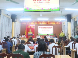 100% đại biểu HĐND huyện biểu quyết thông qua Nghị quyết việc tán thành chủ trương sắp xếp đơn vị hành chính cấp xã trên địa bàn huyện Ứng Hòa